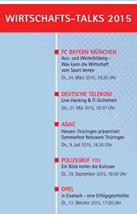 Wirtschafts-Talks 2015